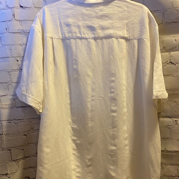 Men’s XL Cubavera linen blend button down shirt - Picture 4 of 9